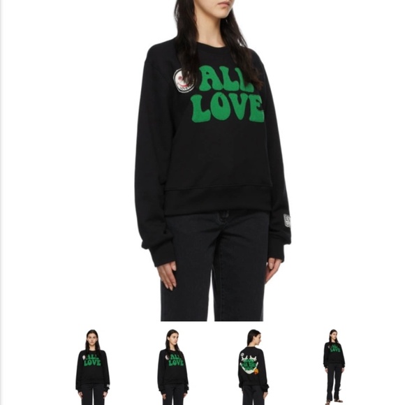 AMIRI Black All Love Edition Sweatshirt Crew Neck Size M Unisex - Picture 14 of 15
